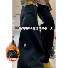 薄款改加绒特批P37无差价抖音加厚设计感休闲裤男K1979J加绒，男装休闲裤，电商A001