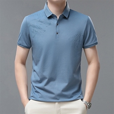2024休闲款Polo衫男短袖夏季青年百搭T恤男上衣QP1927-P57，男装Polo衫，星座1105-3