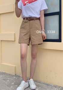 韩版休闲中裤图片
