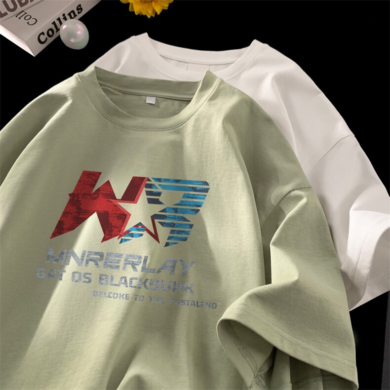 量大优 供视频 230g重磅纯棉短袖T恤男 NT227-特P 19  控38图片