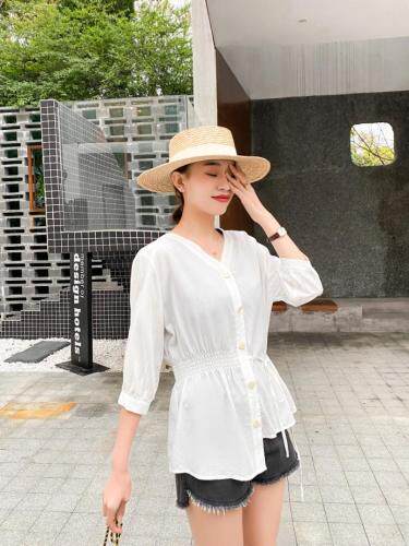 显腰身百搭上衣，女装，百变诱惑