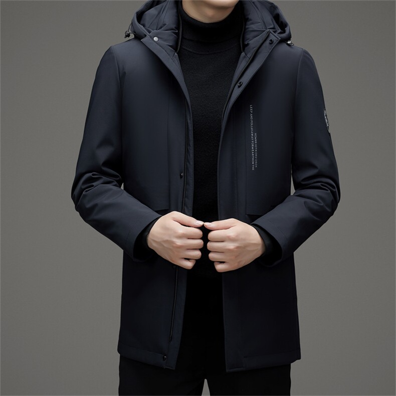 V3130钱塘2020-3新款商务休闲冬季厚款中年男士85鹅绒羽绒服P283,男装羽绒服,钱塘207-3