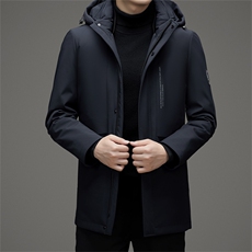 V3130钱塘2020-3新款商务休闲冬季厚款中年男士85鹅绒羽绒服P283，男装羽绒服，钱塘207-3