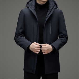 V3130钱塘2020-3新款商务休闲冬季厚款中年男士85鹅绒羽绒服P283图片