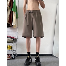 特批P28无差价夏季冰丝顺滑五分裤垂感宽松宽松直筒短裤男DK2175，男装休闲裤，电商A001