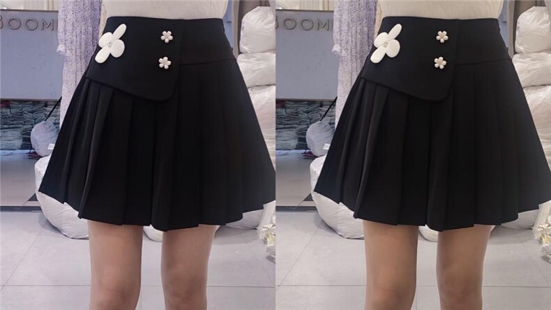 百褶半身裙，女装半身裙，时尚姐妹