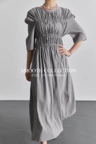 设计感连衣裙，女装连衣裙，SMOOTH