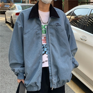 洗水休闲夹克男美式复古时尚高街春季穿搭外套显高上衣JK1169-P90图片
