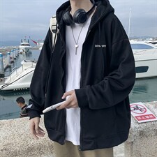 2024秋冬运动宽松休闲连帽开衫卫衣  XW190：特批35图片