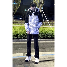 拿图不拿货cleanfit牛仔裤设计感微喇叭裤子KZA24-P55，男装牛仔裤，星座1007（原301D）