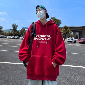 抖音得物供货 可提供视频 春装重磅美式宽松连帽卫衣DL2422图片