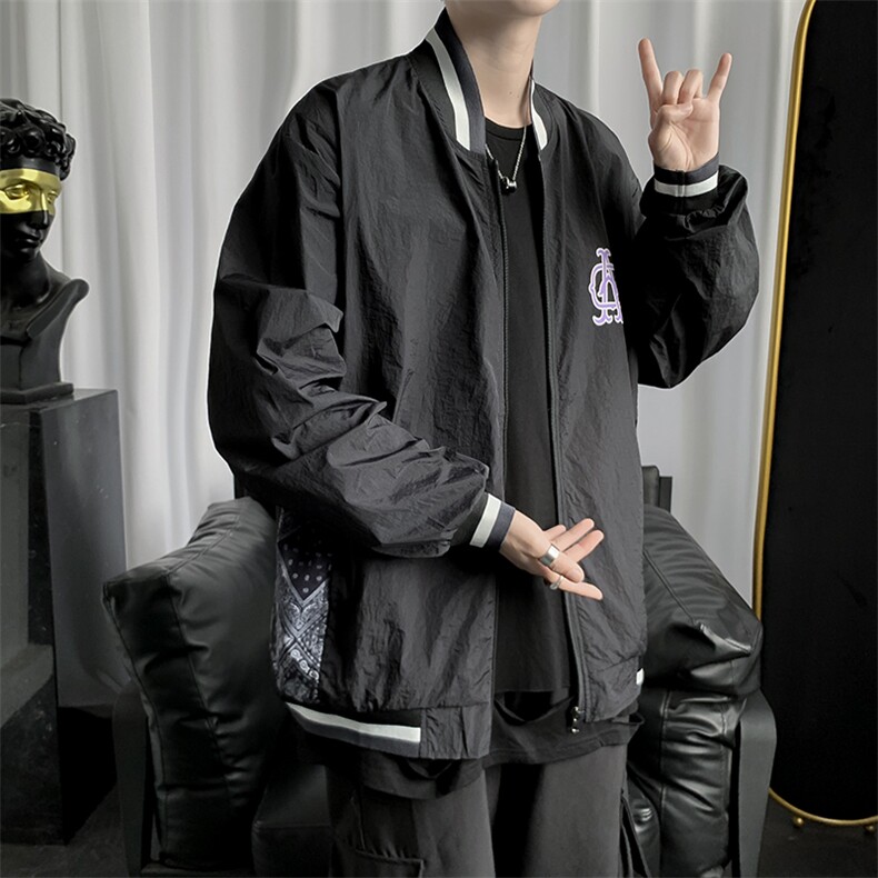 青春流行男春季夹克文艺潮单层防晒衣外套G3019P28,男装夹克,星座1116-2