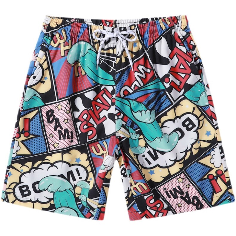 夏季冲浪沙滩裤男可下水温泉短裤户外海边速干泳裤DK888P20控38，男装休闲裤，电商A089-1
