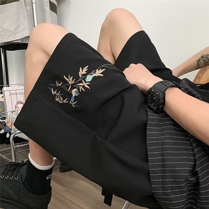 潮新中式短裤男夏季潮牌大码休闲宽松运动美式高街五分裤X5538图片