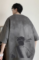 量大优可提供视频2024夏季麂皮绒短袖T恤D223A-LPT2436-P20，男装T恤，电商019-1