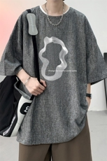 风复古亚麻短袖男棉麻t恤男半袖ZT71390-P35，男装T恤，电商A040