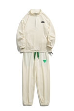 1秋季新款休闲翻领宽松情侣青春套头卫衣套装7145P105控138，男装卫衣，星座226-2