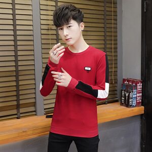 家乐6606秋季长袖t恤男士韩版潮流宽松体恤潮牌运动修身秋装图片