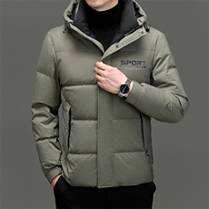 BZC2387钱塘2020-2新款时尚休闲简约冬季厚款中年男士羽绒服P250，男装羽绒服，钱塘207-2