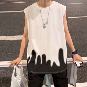 宽肩运动背心夏速干无袖2021学生训练服宽松坎肩篮球衣 T624-P20图片