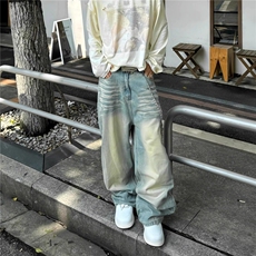 2025新款男春夏秋宽松牛仔裤，男装牛仔裤，星座506A