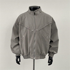 HY691LL-特P95Cleanfit解构风工装外套男高级感痞帅夹克，男装夹克，星座1007（原301D）