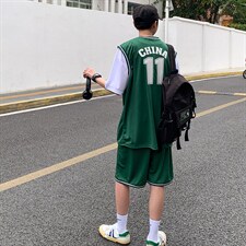 男潮流休闲套装篮球服Y027P35，男装休闲套装，星座1116-2