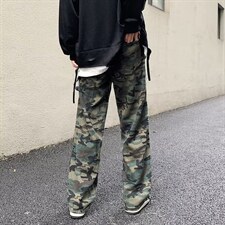 迷彩工装裤男潮牌高街vibe韩版休闲裤子K750P45，男装休闲裤，星座1116-2