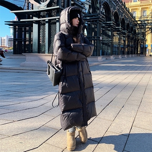现货高品质黑金长款白鹅绒服2025新款2C213-8216-P405-K538图片