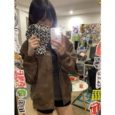 【网图】现货抖音可送样衣PU皮衣聚酯纤维YK86027-P65，男装皮衣，电商A086-1