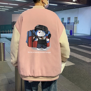 BQMF27-P90港风拼接棒球服男士棉服男棉袄男潮牌棒球服棉袄男潮牌图片