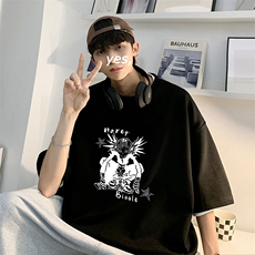 量大优供视频220克美式短袖t恤T3166得物直播有280克品质，男装T恤，电商A486