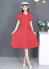 碎花连衣裙，女装连衣裙，依启蒙(1F)