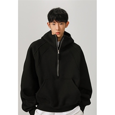 高品质cleanfit450g重磅套头版拉链卫衣外套TTTB17-特P78控128，男装卫衣，星座1315