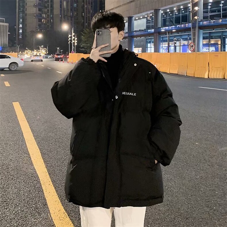 男士棉衣冬季ins韩版棉袄加厚棉服连帽外套男宽松面包服MY926-P98,男装棉衣,星座1008