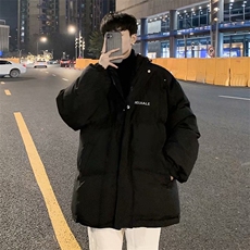 男士棉衣冬季ins韩版棉袄加厚棉服连帽外套男宽松面包服MY926-P98，男装棉衣，星座1008