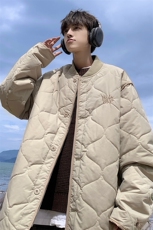 宽松重工刺绣棒球服男潮流高级感棉服棉衣保暖外套M52-P145-控198，男装棉衣，电商A001