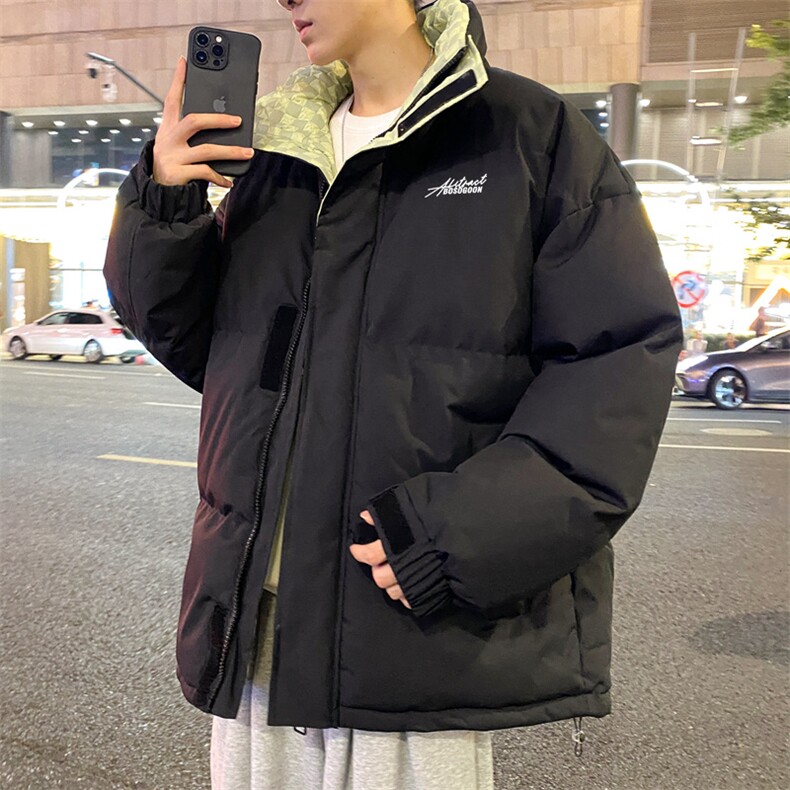 抖音得物品质深度库存三防面料假两件格子棉衣外套棉服66634特P85,男装棉衣,电商A486