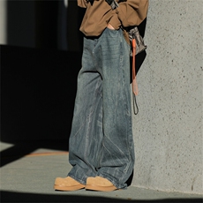 903-YK21-特P65S-XXL【深蓝色黑灰色】牛仔裤！现货！2，男装牛仔裤，星座903