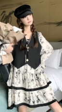 现货新款马甲连衣裙两件套HW56P165K238，女装套装/套裙，2D035