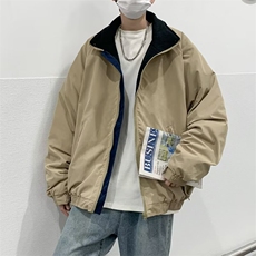 美式复古外套男春秋新款设计感小众高街潮牌宽松休闲工装夹克，男装夹克，星座716-2