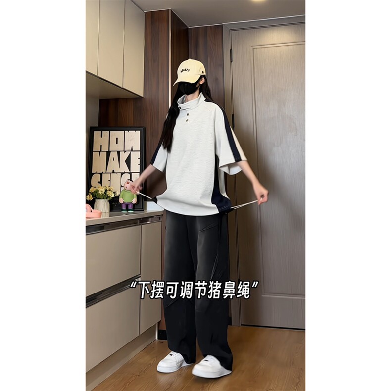 量大优供视频排扣短袖t恤男CP57-特p28,男装T恤,电商B371