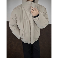 冬季clean纯色棉服潮流中性加厚短款棉衣HZ8816-特P68不议价，男装棉衣，星座610B-1