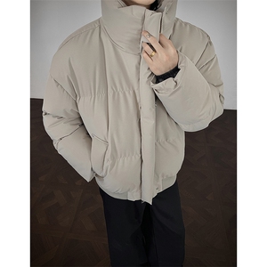 冬季clean纯色棉服潮流中性加厚短款棉衣 HZ8816-特P68不议价图片