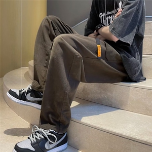 男潮牌港风休闲裤纯棉K2964P38图片