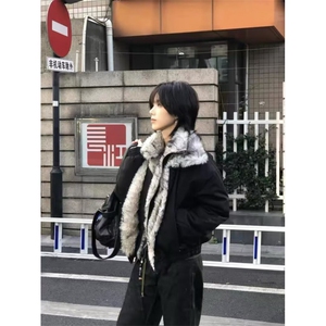 1506A/G1980/P146座山雕外套男冬季皮草貂毛大衣图片