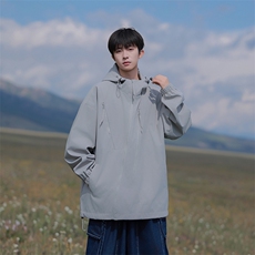815A-MJ78342-68特春秋装新款斜拉链登山服三防冲锋衣外套男模，男装夹克，星座815A