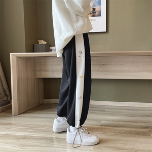 加绒休闲裤直筒抽绳B342-K6363-P50图片
