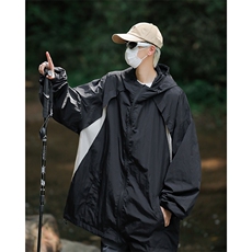 F315-P40山系户外机能连帽夹克男夏季新款潮牌宽松防晒衣现货，男装夹克，星座512-6
