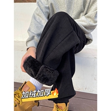 A165-K8535-P60控78~欧棉绒羊羔绒卫裤加厚休闲裤雪尼尔灯芯绒裤，男装休闲裤，电商A165